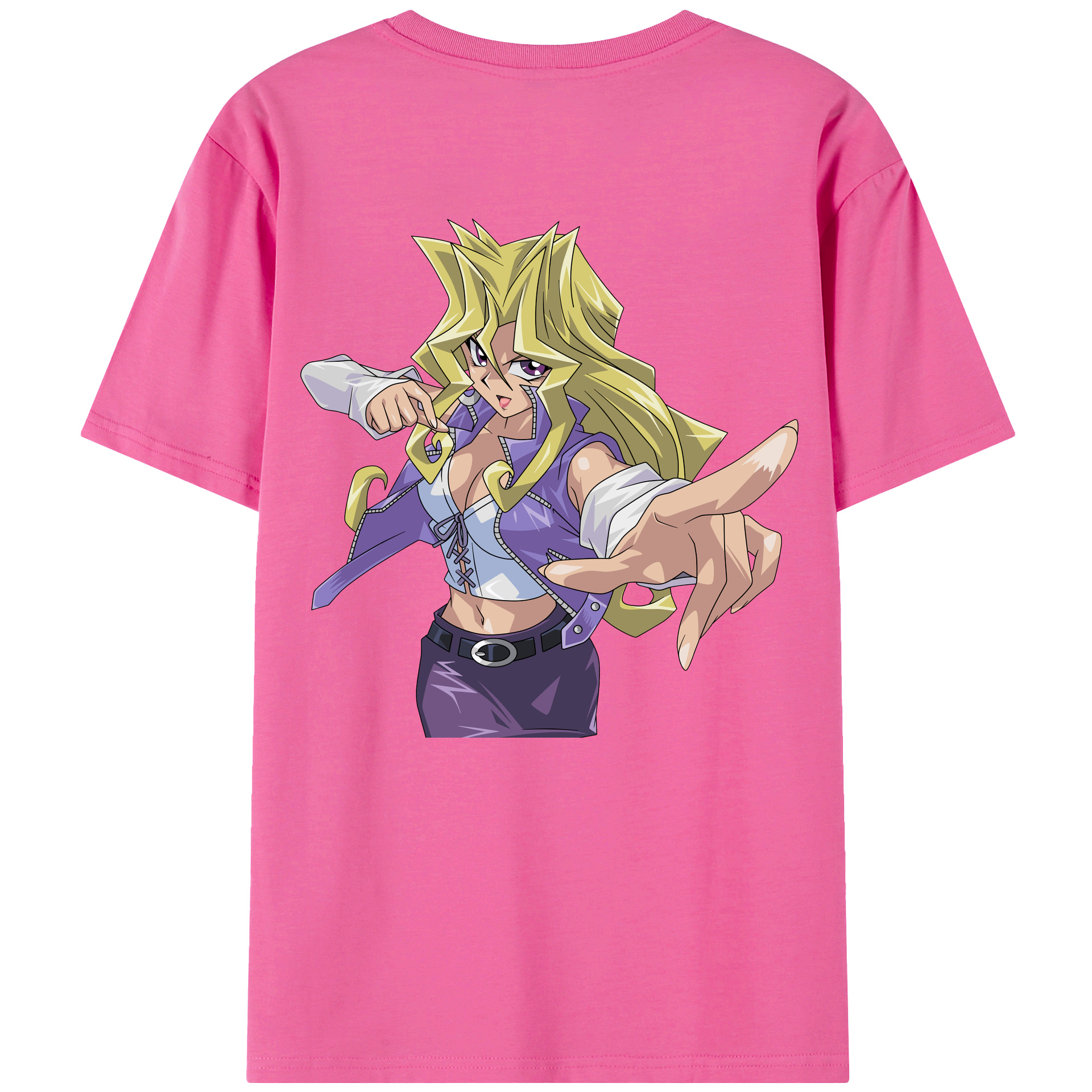（画像用） 遊☆戯☆王 Yu-Gi-Oh! レディース半袖Tシャツ(バックプリント)